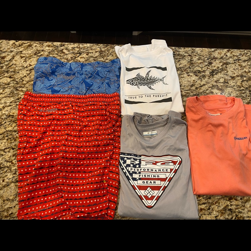 Columbia fishing attire